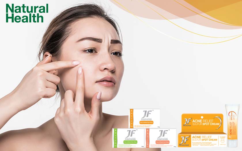 jf acne relief sulfur spot cream