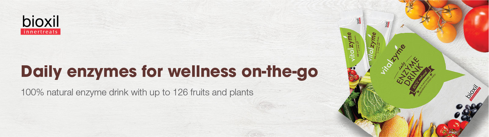 A Shot of Natural Plant Enzymes for Wellness On-The-Go