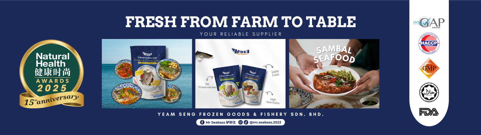 Mr. Seabass – Ready-to-Cook Healthy Seafood Selection