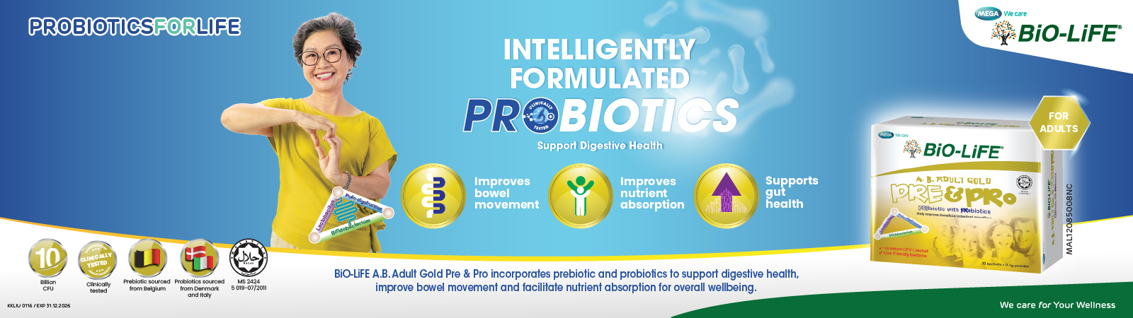 BiO-LiFE A.B. Adult Gold Pre & Pro